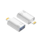 (店+)【Kamera 佳美能】USB-A母 轉Lightning公 OTG 轉接頭 充電 5Gbps 傳輸 iPhone轉接頭