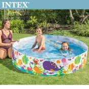 【INTEX】免充氣泳池/充氣泳池/泳池/游泳池/戲水池/遊泳池/兒童泳池 多規格 2歲+(183cm/152cm)