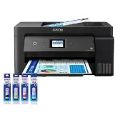 【EPSON】官方直營 搭1組T03Y原廠1黑3彩墨水★L14150 A3+高速雙網WiFi智慧遙控連供複合機