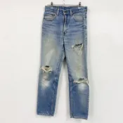 【DOKODEMO】Levi's 606 牛仔褲，拉鍊門襟，靛藍色，W31 碼，古著