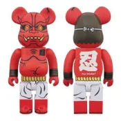【買動漫】漫玩具 全新 BEARBRICK Be@rbrick 400% 赤鬼忍 Red Oni Shinobu Akaoni