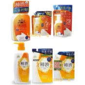 日本製 柿涉去味雙效洗髮精400ml/ 沐浴乳500ml 現貨