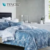 (店+)40支100%純天絲TENCEL 單人 雙人 加大 特大組合 規格可選  35公分  床包四件組 床罩七件組 雙色羅曼史