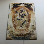 協貿國際日用品生活1館 唐卡裝飾畫掛畫彌勒佛畫像觀音釋迦牟尼佛像文殊普薩玄關客廳畫63