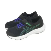 Asics 亞瑟士 慢跑鞋 Contend 9 PS 中童 小朋友 黑 魔鬼氈 運動鞋 1014A338009