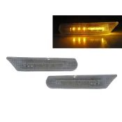 出清-適用 PORSCHE 保時捷 CARRERA BOXSTER 986 996 911 LED晶鑽側燈組 前保桿側燈