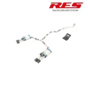 【YGAUTO】RES排氣管 AUDI A4 (B7) 2.0T FWD 當派 中段 電子閥門 不銹鋼/鈦合金
