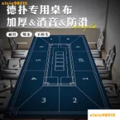 【好物嚴選】德州撲克專用靜音桌布方形籌碼打牌墊子棊牌室撲克牌臺布可定製