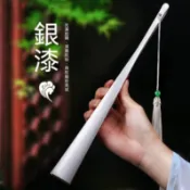 ✨防身武器扇子功夫摺扇鈦合金全純金屬鐵男款十寸摺疊機械感太極