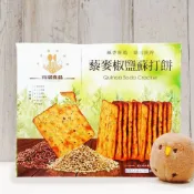 COSTCO 台灣 高端食品 藜麥椒鹽蘇打餅 80公克 10入 藜麥 椒鹽 蘇打餅 蘇打餅乾 黑胡椒 薄鹽 青蔥 五辛素