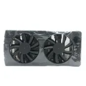 （可開發票）撼訊RX580紅龍590散熱片5.3CM銅管迪蘭酷能470 570顯卡散熱器風扇【皇運電腦】（滿額免運）