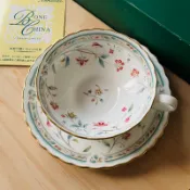 【現貨】 日本 Noritake 則武 花更紗 HANA SARASA 紅茶杯（1杯1盤）日本製