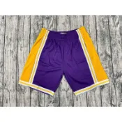 Mitchell & Ness x Lakers 湖人 復古 紫 球褲 James Kobe 詹皇 Lebron