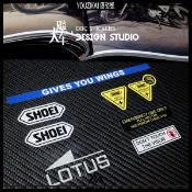 🔥YOUZIKAI 優姿凱🔥 shoei X14 X12 Z7 93紅螞蟻貼紙 摩托車貼紙 頭盔鏡片貼紙 反光防水貼
