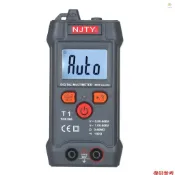 Casytw NJTY 手掌大小液晶數字萬用表自動量程 NCV 4000 計數真有效值通用測試儀 600V 電壓表歐姆和