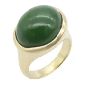 【DOKODEMO】[二手] Tiffany & Co. Elsa Peretti 軟玉戒指，10.5 號，18K 黃金。