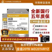 WD/西部數據 WD201VRYZ/KRYZ 金盤20TB企業級高端服務器NAS通用20