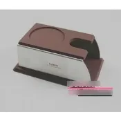 緹娜嚴選 tinaestore 【壓粉座-不銹鋼一體成型-14.3*9.2*高5.7cm-1個/組】壓粉座 填壓座 咖啡壓粉器支撐座 架子 意式咖啡玩家必備 -7501007
