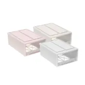 (店+)【日創生活】可疊加透明抽屜收納盒13L-3入組收納箱 整理箱 收納盒