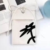 【全場客製化】香囊 香包袋 棉布袋 人字棉布袋 禮品袋 飾品袋 珠寶袋 首飾袋 袋子懸掛式 創意翻蓋袋 香包訂製LOGO