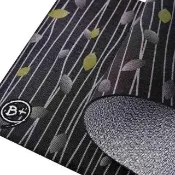 【怪獸居家生活】B+ 台灣製 加長版 軟式珪藻土吸水地墊 雙葉 80x38cm(珪藻土地墊/腳踏墊/浴室防滑墊)