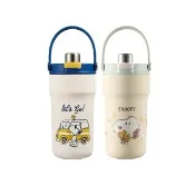 【CorelleBrands 康寧餐具】Snapware SNOOPY手提鋅陶瓷保溫杯720ml