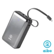 【蝦皮直營】aibo 20000mAh 65W自帶線大容量 PD雙向快充行動電源(筆電充電) 廠商直送