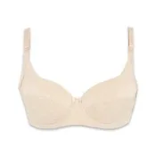 【Gennies 奇妮】2件組*哺乳內衣 細緻花紋軟鋼圈內衣 010系列(膚)