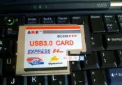 AKE USB3.0擴充卡、PCMCIA Express 型 USB3.0 54mm NEC 720202