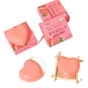 現貨先發 PP香皂 私處粉嫩 去黑色素 美臀 洗內褲 洗屁屁 香皂粉嫩  手工製皂 清潔滋潤 80G  水蜜桃pp