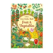 【iBezT】Fruit and Vegetables(Usborne  Stickers Book貼紙書)