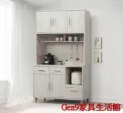 蘆洲巨林家具館..迪奧4尺仿石面餐櫃(全組)(木心板)-GD*818-5..台北地區免運費!!