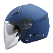 [安信騎士] ZEUS 瑞獅 ZS-612A ZS 612A 素色 啞光藍 半罩式安全帽 雙鏡片 通勤帽 3/4罩