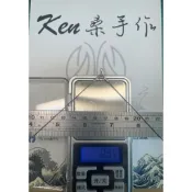 《Ken桑手作》鎳鈦記憶合金_《上O短脖天平0.95g-快別適用》（精靈環勾3.2-3.3分；文式勾3.1分)以上可背