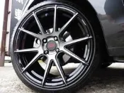 (RSS_VF)17吋旋壓鋁圈 輕量化大內凹 4X100 SWIFT YARIS FIESTA MX5 透明黑