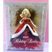 Mika💛收藏型芭比娃娃 2007年紀念版 華美禮服 節日芭比（全新盒損）Holiday Barbie