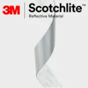 Safetylite 隨意貼高可見度反光貼紙平滑面均用可水洗1公分寛200cm長-3MScotchlite