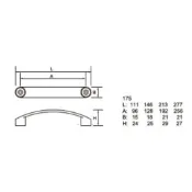 (店+)Melus 取手 #175 鐵灰 珍白 戶引手 崁入把手 把手 拉手 嵌入式 衣櫥 櫃子