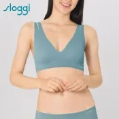sloggi-ZERO FEEL FLOW Bralette 零感系列低V背心式內衣 石青灰