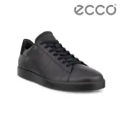 ECCO STREET LITE M 街頭闖趣簡約真皮休閒鞋 男鞋 黑色