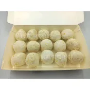 【海鮮7-11】蛋黃麻糬芋丸 15粒  約450克/盒  *非常好的的台式傳統甜點  **每盒120元**