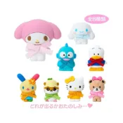 (店+)【SANRIO 三麗鷗】三麗鷗 藍盒 立體玩偶造型徽章 別針 胸針-美樂蒂 大耳狗 人魚漢頓 貝克鴨 花小兔 可樂鈴hello mimmy泰迪熊