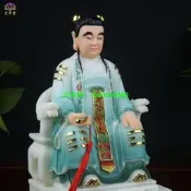 【現貨免運】 三茅真君茅盈茅固茅衷神像漢白玉茅山祖師爺祖師客廳佛像菩薩擺件
