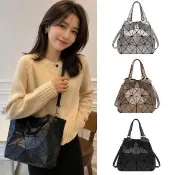 【Sp house】前衛菱格拼接幾何 側肩包 斜背包 手提包 女用包(多款可選)