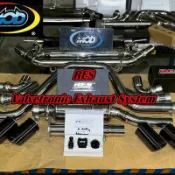 KP擎利國際 FOCUS MK4 1.5T RES排氣管 不鏽鋼電子閥門中尾段 單邊雙出