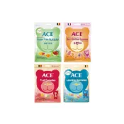 (店+)【ACE】ACE 隨手包軟糖48g 無糖Q 字母Q 水果Q 酸Q熊 蜜桃無糖Q軟糖 隨手包 禾坊藥局