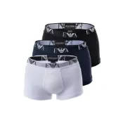 (店+)【EMPORIO ARMANI】阿瑪尼 Logo徽標四角平角內褲 男款 3條裝 多色
