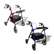 (店+)來而康 鋁合金 散步車 FZK-833 四輪車 助步車 健步車 助行車 購物車 購物車 推車 菜籃車 菜車 色彩隨機出貨