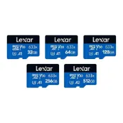 (店+)【Lexar 雷克沙】Lexar雷克沙｜MicroSD通用記憶卡 適用 小米｜米家攝影機監視器 32G 64G 128G 256G U1