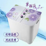 【ZANWA晶華】4KG花漾雙槽洗衣機/洗滌機(ZW-168D)